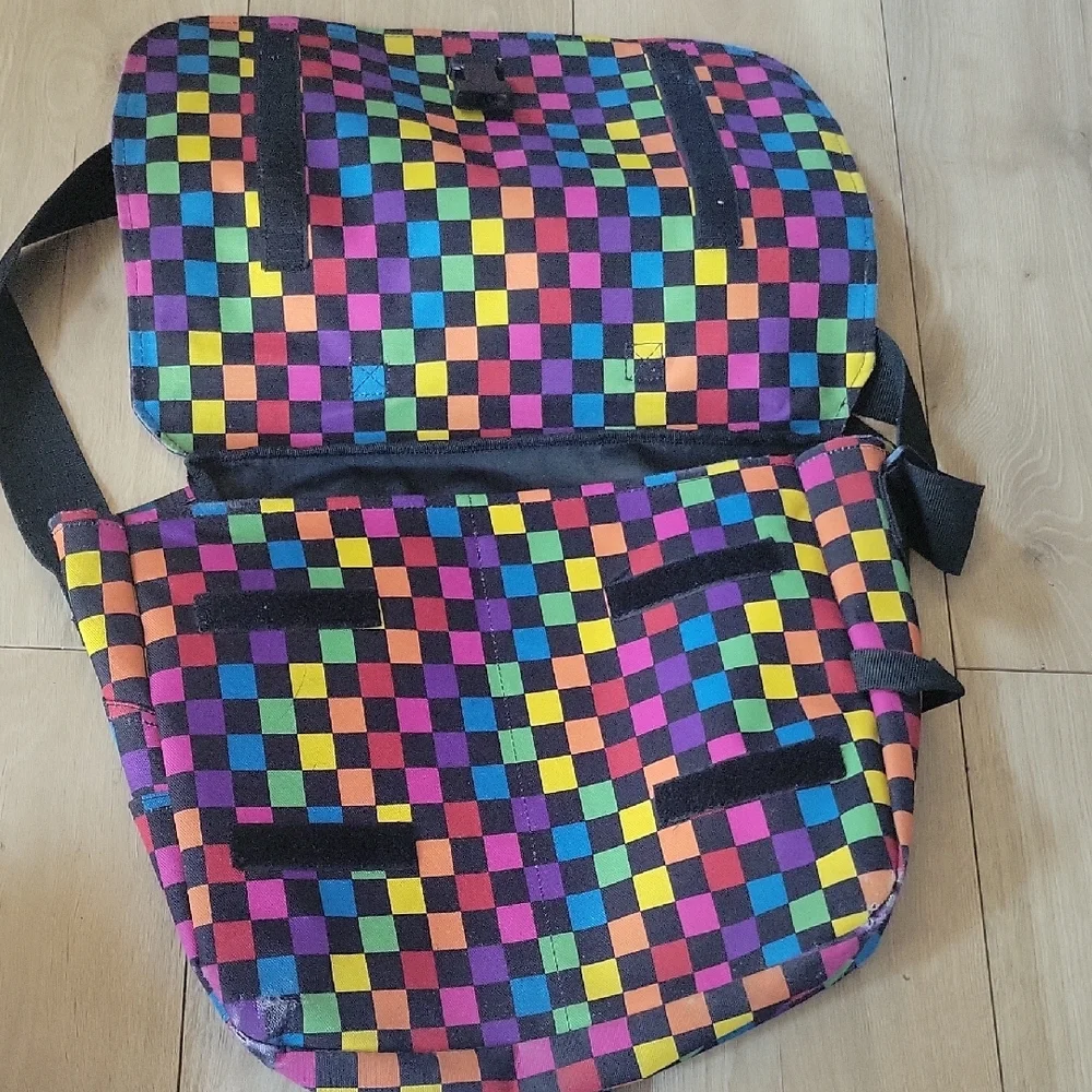 Yak Pak Colorful Checkered Kids Bag